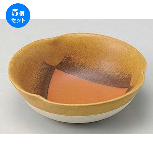 5個セット☆ 小鉢 ☆いろ紙三つ押中鉢 [ 13 x 4.2cm 250g ] | 小鉢 小 小さい 鉢 ボウル 万能 人気 おすすめ 食器 業務用 飲食店 カフェ うつわ 器 おしゃれ かわいい ギフト プレゼント内祝い 結婚祝い 誕生日 贈り物 贈答品 食器セット