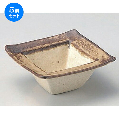 5個セット☆ 小鉢 ☆角渕サビ小鉢 [ 11.7 x 11.7 x 5cm 230g ] | 小鉢 小 小さい 鉢 ボウル 万能 人気 おすすめ 食器 業務用 飲食店 カフェ うつわ 器 おしゃれ かわいい ギフト プレゼント内祝い 結婚祝い 誕生日 贈り物 贈答品 食器セット｜せともの本舗