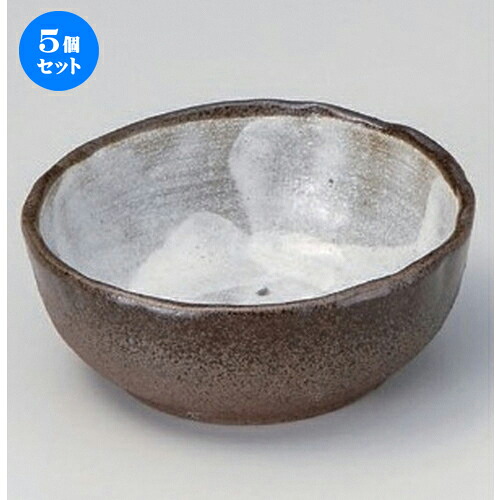 5個セット☆ 組小鉢 ☆備前風志野丸鉢3.0 [ 8.8 x 3cm 110g ] | 小鉢 小 小さい 鉢 ボウル 万能 人気 おすすめ 食器 業務用 飲食店 カフェ うつわ 器 おしゃれ かわいい ギフト プレゼント内祝い 結婚祝い 誕生日 贈り物 贈答品 食器セット