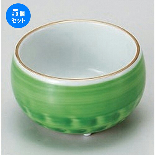 5個セット☆ 珍味 ☆グリーン水玉珍味 (小) [ 4.7 x 2.8cm 33g ] | 珍味 小付け 小鉢 小皿 お漬物 薬味入れ おすすめ 人気 食器 業務用 飲食店 カフェ うつわ 器 おしゃれ かわいい お洒落 可愛い ギフト プレゼント 引き出物 内祝い 結婚祝い 誕生日 贈り物 食器セット