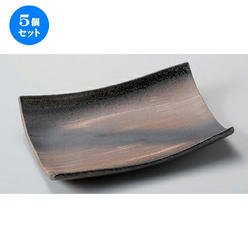 5個セット☆ 長角皿 ☆金彩長角皿 (小) [ 28 x 19 x 6cm 990g ] | 人気 おすすめ 食器 洋食器 業務用 飲食店 カフェ うつわ 器 おしゃれ かわいい ギフト プレゼント 誕生日 食器セット