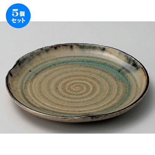 5個セット☆ 組皿 ☆灰釉8.5丸皿 [ 25.5 x 3.5cm 870g ] | 組皿 和皿 取り皿 取り皿 おすすめ 万能 食器 業務用 飲食店 カフェ うつわ 器 おしゃれ かわいい お洒落 可愛い ギフト プレゼント 引き出物 内祝い 結婚祝い 誕生日 贈り物 贈答品 食器セット
