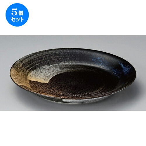 5個セット☆ 丸皿 ☆二色刷毛目28cm深丸皿 [ 28.2 x 4cm 929g ] | 大きい お皿 大皿 盛り皿 盛皿 人気 おすすめ パスタ皿 パーティー 食器 業務用 飲食店 カフェ うつわ 器 ギフト プレゼント誕生日 贈り物 贈答品 おしゃれ かわいい 食器セット