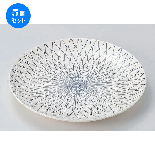 5個セット☆ 萬古焼大皿 ☆網目10.0丸皿 [ 32 x 3.5cm 840g ] | 大きい お皿 大皿 盛り皿 盛皿 人気 おすすめ パスタ皿 パーティー 食器 業務用 飲食店 カフェ うつわ 器 ギフト プレゼント誕生日 贈り物 贈答品 おしゃれ かわいい 食器セット｜せともの本舗