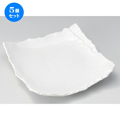 5個セット☆ 角皿 ☆白マット重ね8.5角皿 [ 25.6 x 25 x 5.5cm 910g ] | 人気 おすすめ 食器 洋食器 業務用 飲食店 カフェ うつわ 器 おしゃれ かわいい ギフト プレゼント 誕生日 食器セット
