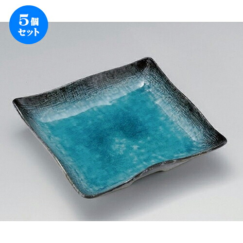 5個セット☆ 角皿 ☆スカイ18cm正角皿 [ 18 x 18 x 3.5cm 508g ] | 人気 おすすめ 食器 洋食器 業務用 飲食店 カフェ うつわ 器 おしゃれ かわいい ギフト プレゼント 誕生日 食器セット