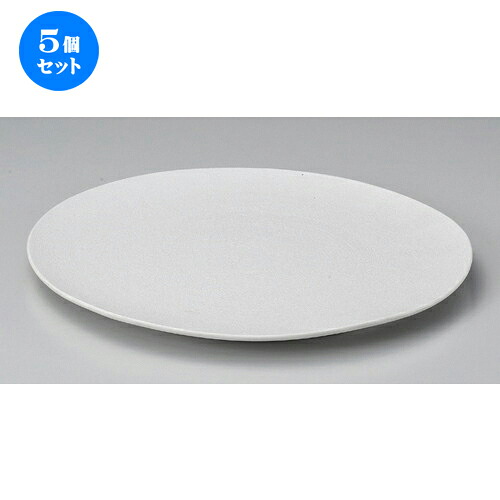 5個セット☆ 丸皿 ☆白吹22cmフラットプレート [ 22.2 x 1.5cm 410g ] | 大きい お皿 大皿 盛り皿 盛皿 人気 おすすめ パスタ皿 パーティー 食器 業務用 飲食店 カフェ うつわ 器 ギフト プレゼント誕生日 贈り物 贈答品 おしゃれ かわいい 食器セット