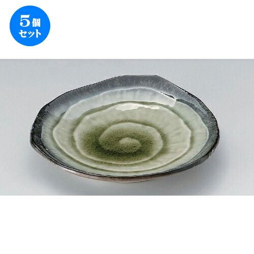 5個セット☆ 変形皿 ☆均窯灰貫入9.0三角皿 [ 26.5 x 3.8cm 922g ] | 変形皿 お皿 和皿 人気 おすすめ 食器 業務用 飲食店 カフェ うつわ 器 おしゃれ ギフト プレゼント 引き出物 内祝い 結婚祝い 誕生日 贈り物 贈答品 食器セット｜せともの本舗