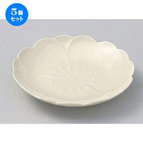 5個セット☆ フルーツ皿 ☆さくら(黄釉) お取皿φ15cm [ 15 x 2cm 227g ] | 中皿 デザート皿 取り皿 人気 食器 業務用 飲食店 カフェ ホテル SNS 内祝い ギフト パーティ 引き出物 SNS 食器セット｜せともの本舗
