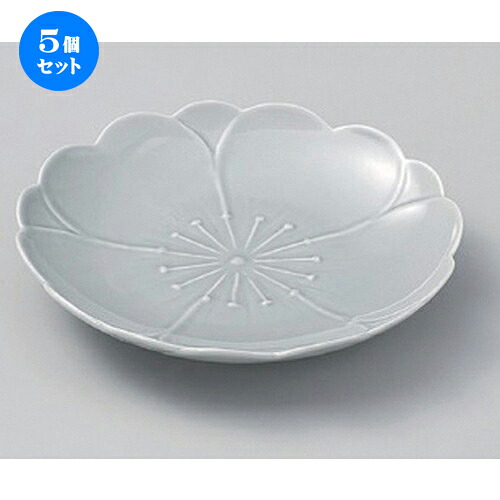 5個セット☆ フルーツ皿 ☆さくら(消墨) お取皿φ15cm [ 15 x 2cm 227g ] | 中皿 デザート皿 取り皿 人気 食器 業務用 飲食店 カフェ ホテル SNS 内祝い ギフト パーティ 引き出物 SNS 食器セット｜せともの本舗 14,823円