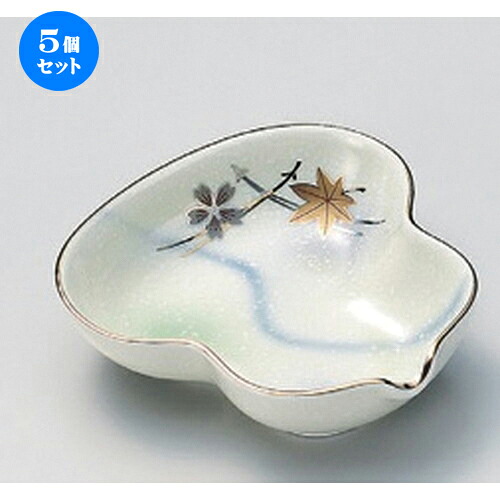 5個セット☆ 松花堂 ☆白吹竜田川瓢鉢 [ 11.1 x 11.2 x 3.2cm 138g ] | 小鉢 小 小さい 鉢 ボウル 万能 人気 おすすめ 食器 業務用 飲食店 カフェ うつわ 器 おしゃれ かわいい ギフト プレゼント内祝い 結婚祝い 誕生日 贈り物 贈答品 食器セット