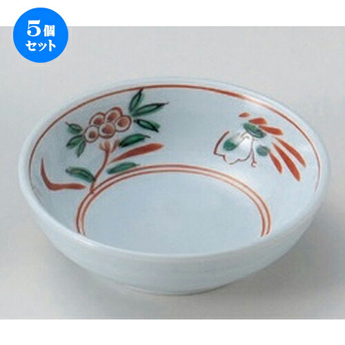 5個セット☆ 松花堂 ☆花鳥丸鉢 [ 11 x 3.5cm 138g ] | 小鉢 小 小さい 鉢 ボウル 万能 人気 おすすめ 食器 業務用 飲食店 カフェ うつわ 器 おしゃれ かわいい ギフト プレゼント内祝い 結婚祝い 誕生日 贈り物 贈答品 食器セット