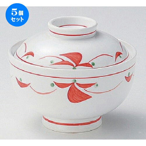 5個仕掛ける☆ 円御菓子碗 ☆赤絵ツナギ円御菓子碗 [ 12.2 x 10糎 430g ] | 煮物 食べ物屋 はたご屋 煮炊き 碗 一般受け おすすめ 食器 お役目用 飲食店 喫茶店 うつわ 器 今めかしい 可愛らしい 差し上げ物 差し上げ物 差し上げ物 生まれ落ちる日 差し上げ物 譲りわたす品 食器仕掛ける