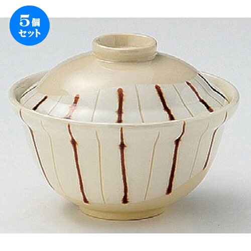 5個セット☆ 煮物碗 ☆錆十草福碗 [ 10.8 x 8.5cm 252g ] | 煮物 料亭 旅館 割烹 碗 人気 おすすめ 食器 業務用 飲食店 カフェ うつわ 器 おしゃれ かわいい ギフト プレゼント 引き出物 誕生日 贈り物 贈答品 食器セット｜せともの本舗