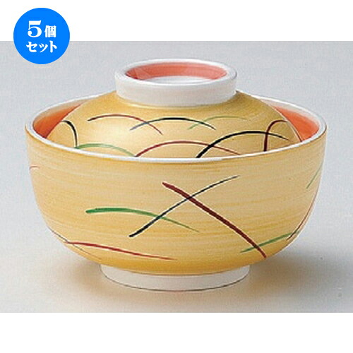 5個セット☆ 煮物碗 ☆金彩むさしの煮物碗 [ 12 x 7.8cm 388g ] | 煮物 料亭 旅館 割烹 碗 人気 おすすめ 食器 業務用 飲食店 カフェ うつわ 器 おしゃれ かわいい ギフト プレゼント 引き出物 誕生日 贈り物 贈答品 食器セット