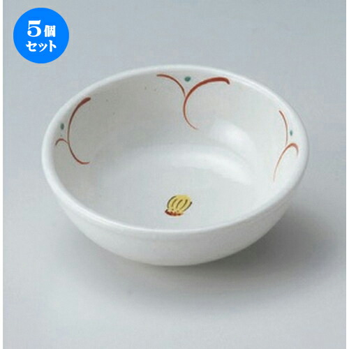 5個セット☆ 松花堂 ☆粉引花だより丸鉢 [ 11.5 x 4cm 135g ] | 小鉢 小 小さい 鉢 ボウル 万能 人気 おすすめ 食器 業務用 飲食店 カフェ うつわ 器 おしゃれ かわいい ギフト プレゼント内祝い 結婚祝い 誕生日 贈り物 贈答品 食器セット