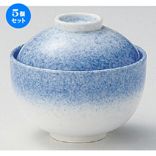 5個セット☆ 煮物碗 ☆吹墨玉型菓子碗 [ 10.5 x 9.5cm 540g ] | 煮物 料亭 旅館 割烹 碗 人気 おすすめ 食器 業務用 飲食店 カフェ うつわ 器 おしゃれ かわいい ギフト プレゼント 引き出物 誕生日 贈り物 贈答品 食器セット