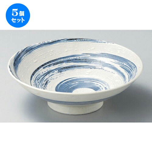 5個セット☆ 麺皿 ☆粉吹青流8.0麺鉢 [ 24.5 x 7cm 822g ] | そば丼 うどん ラーメン どんぶり 鉢 盛り鉢 食器 業務用 飲食店 カフェ うつわ 器 おしゃれ かわいい ギフト プレゼント 引き出物 内祝い 結婚祝い おすすめ 食器セット