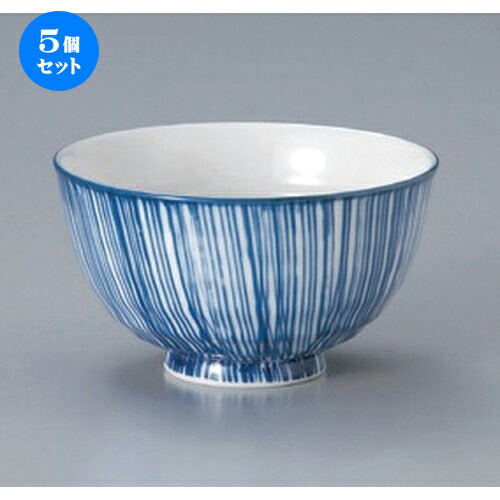 5個セット☆ 多用碗 ☆刷毛目多用碗 [ 11.1 x 6.5cm 180g ] | 多用丼 サラダ 麺類 スープ 食器 業務用 飲食店 カフェ うつわ 器 おしゃれ かわいい お洒落 可愛い ギフト プレゼント 引き出物 内祝い 結婚祝い 誕生日 贈り物 贈答品 おすすめ 食器セット