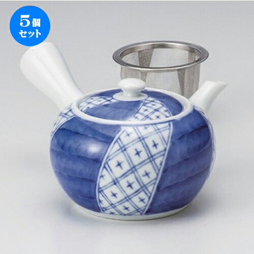5個セット 急須 /祥瑞急須 (U)350cc 232g ] | ポット 急須 きゅうす 土瓶 お茶 一服 まったり 人気 おすすめ 食器 業務用 飲食店 カフェ うつわ 器 おしゃれ かわいい ギフト プレゼント 引き出物 誕生日 贈り物 贈答品 食器セット