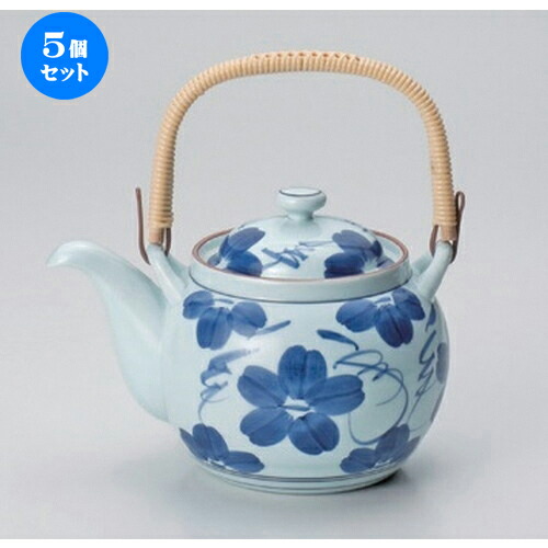 5個セット 有田焼土瓶 /染花紋M6号土瓶 [ 650cc 500g ] | ポット 急須 土瓶 お茶 大きい 一服 まったり 人気 おすすめ 食器 業務用 飲食店 カフェ うつわ 器 おしゃれ かわいい ギフト プレゼント 引き出物 誕生日 贈り物 贈答品 食器セット 29,149円