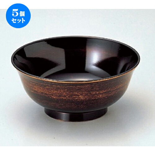 5個セット 羽反ﾗｰﾒﾝ丼 (小)茶金かすり [ 15 x 6.5cm (400cc) 85g ] | お重 鰻 天丼 かつ丼 うどん そば 蕎麦 プレゼント ギフト 結婚祝い 引き出物 内祝い 開店祝い 退職祝い 贈答品 贈り物 人気 通販 おしゃれ かわいい 業務用 飲食店