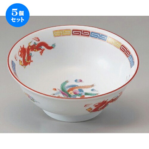 楽天市場】10個セット☆ ラーメン鉢 ☆内外鳳凰反6.8丼 [ 21 x 8.5cm