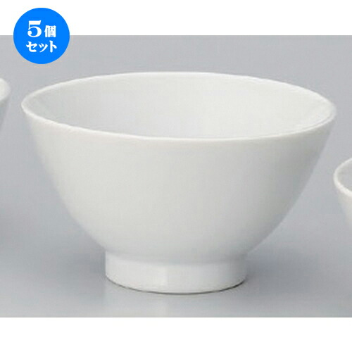 5個セット☆ 中華小物 ☆大茶碗 [ 13.5 x 7.7cm 347g ] | スープ 汁椀 フカヒレ ライス 飯碗 チャーハン ラーメン 人気 おすすめ 食器 中華 飯店 中華食器 業務用 飲食店 カフェ うつわ 器 おしゃれ かわいい ギフト プレゼント 引き出物 誕生日 贈り物 贈答品 食器セット