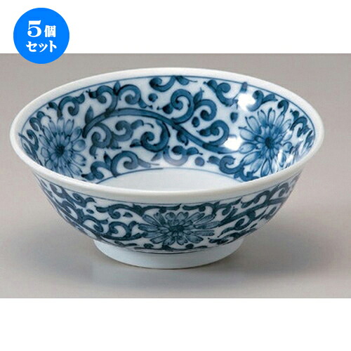 5個セット☆ ラーメン鉢 ☆染付唐草麺鉢 [ 20.5 x 7.5cm 581g ] | 丼 丼ぶり どんぶり ラーメン チャーハン 人気 おすすめ 食器 中華 飯店 中華食器 業務用 飲食店 カフェ うつわ 器 おしゃれ かわいい ギフト プレゼント 引き出物 誕生日 贈り物 贈答品 食器セット