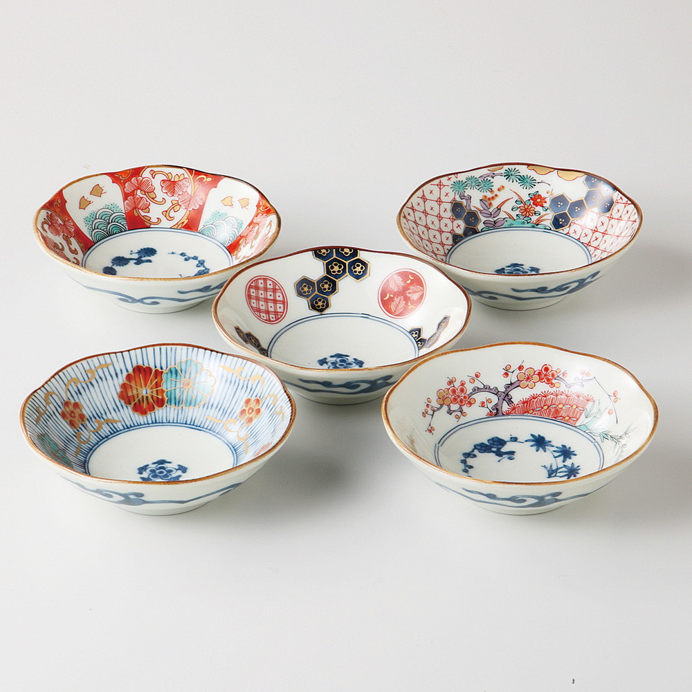 楽天市場】食器セット お皿 取り皿 12cm 4寸皿 セット 染錦古伊万里