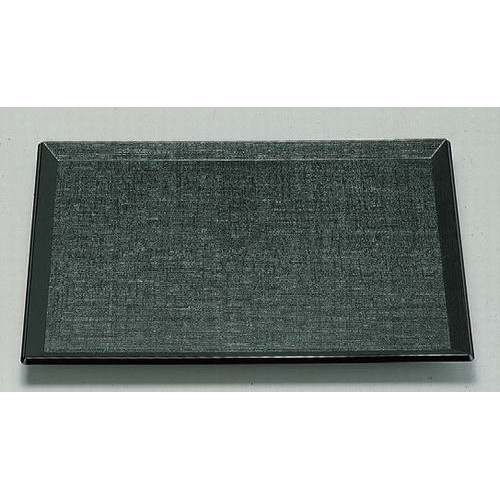 お盆 耐熱長手布目盆ｸﾞﾘｰﾝ天黒尺5寸 洗浄機可 [45 x 33 x 1.8cm] 耐熱ABS樹脂 食洗機可 (7-89-1) | お盆 トレー トレイ おぼん 食器 業務用 配膳 プレゼント ギフト 結婚祝い 引き出物 内祝い 開店祝い 退職祝い せともの 瀬戸物 贈答品 贈り物 人気 通販 4,416円