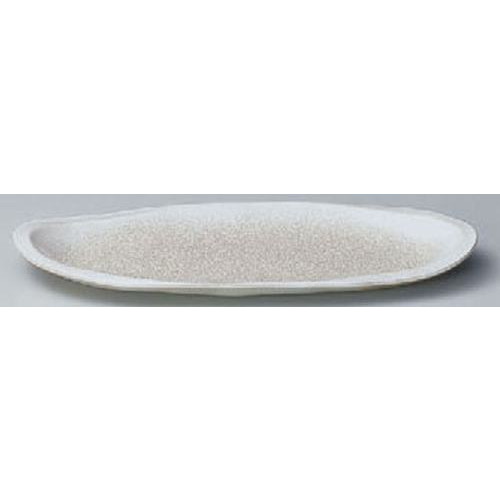 盛器 9寸雅小判盛皿 白唐津 [27.8 x 10.3 x 2.4cm] 熱硬化性樹脂(メラミンまたはユリア樹脂) (7-696-1) | 盛皿 盛鉢 和皿 皿 人気 食器 業務用 飲食店 カフェ うつわ 器 おしゃれ かわいい お洒落 可愛い ギフト プレゼント結婚祝い 誕生日 贈り物 贈答品