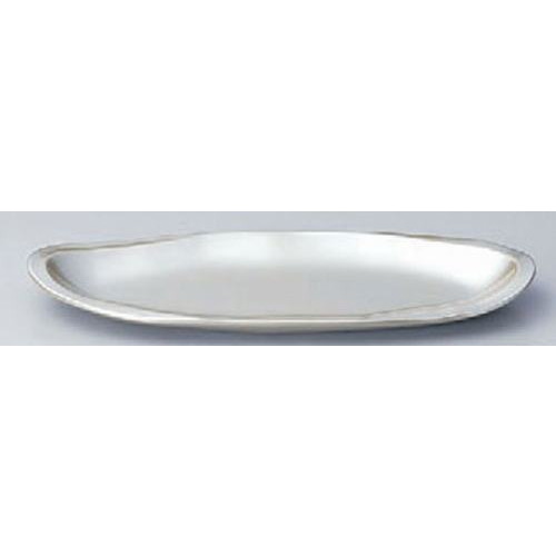 盛器 9寸雅小判盛皿 銀塗 [27.8 x 10.3 x 2.4cm] 熱硬化性樹脂(メラミンまたはユリア樹脂) (7-696-10) | 盛皿 盛鉢 和皿 皿 人気 食器 業務用 飲食店 カフェ うつわ 器 おしゃれ かわいい お洒落 可愛い ギフト プレゼント結婚祝い 誕生日 贈り物 贈答品
