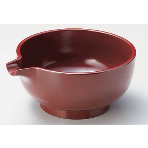 そば・うどん 8寸片口大鉢 銀朱 [27.4 x 24 x 12.2cm] 熱硬化性樹脂(メラミンまたはユリア樹脂) (7-544-12)| 鉢 パスタ皿 盛り鉢 ボウル 大きい おすすめ 食器 業務用 飲食店 カフェ うつわ 器 ギフト プレゼント 内祝い 結婚祝い 誕生日 贈り物 贈答品 おしゃれ かわいい｜せともの本舗 9,317円