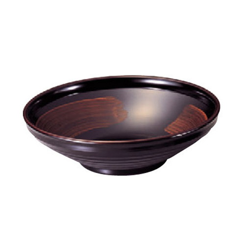 そば・うどん 越前鉢ハケ目一筆8.5寸 [26.5φ x 7.8cm] ABS樹脂 (7-529-3)| 鉢 パスタ皿 盛り鉢 ボウル 大きい おすすめ 食器 業務用 飲食店 カフェ うつわ 器 ギフト プレゼント 内祝い 結婚祝い 誕生日 贈り物 贈答品 おしゃれ かわいい