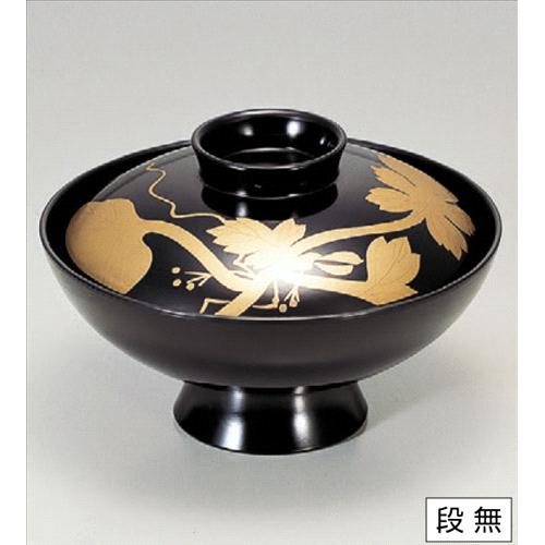 お椀 4.5寸小槌吸椀黒菊葉 洗浄機可 [13φ x 8.7cm] 熱硬化特殊樹脂 食洗機可 (7-222-10) | 小吹椀 汁椀 お椀 煮物碗 吸物椀 スープ soupcup プレゼント ギフト 結婚祝い 引き出物 内祝い 開店祝い 退職祝い 贈答品 贈り物 人気 通販 おしゃれ かわいい 業務用 飲食店