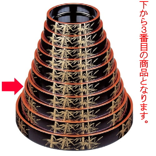寿司 D.X富士型桶溜ﾊﾟｰﾙ竹尺4寸 [43.5φ x 6.6cm] ABS樹脂 (7-459-4) | すし 寿司 sushi 寿司桶 出前 パーティ おすすめ 人気 食器 業務用 飲食店 カフェ うつわ 器 おしゃれ かわいい お洒落 ギフト プレゼント 引き出物 内祝い 結婚祝い 誕生日 贈り物 贈答品