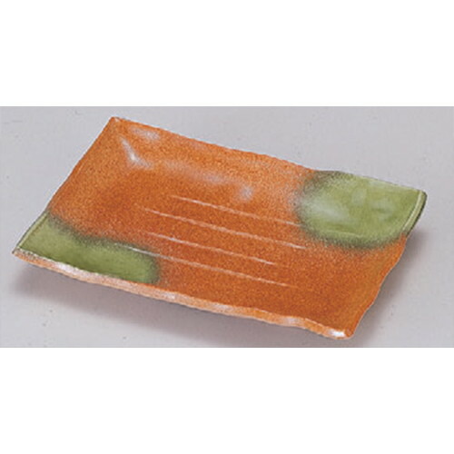バイキング盛器 越前長手盛皿若草織部尺0寸 [29.8 x 21.3 x 3.7cm] ABS樹脂 (7-599-4) | 大きい お皿 大皿 盛り皿 盛皿 人気 おすすめ パスタ皿 パーティー 食器 業務用 飲食店 カフェ うつわ 器 ギフト プレゼント誕生日 贈り物 贈答品 おしゃれ かわいい