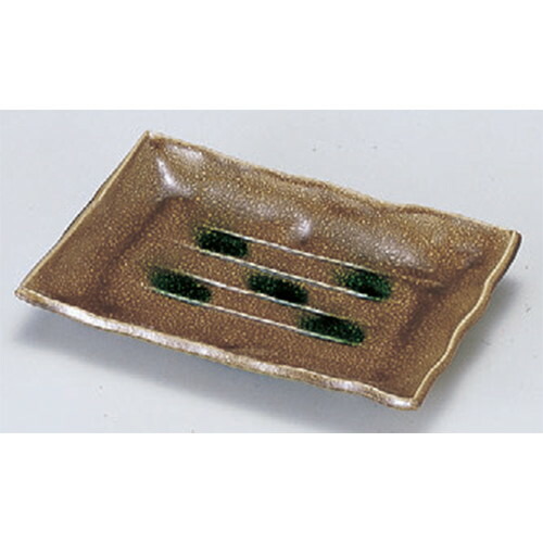 バイキング盛器 越前長手盛皿伊賀風織部尺0寸 [29.8 x 21.3 x 3.7cm] ABS樹脂 (7-599-6) | 大きい お皿 大皿 盛り皿 盛皿 人気 おすすめ パスタ皿 パーティー 食器 業務用 飲食店 カフェ うつわ 器 ギフト プレゼント誕生日 贈り物 贈答品 おしゃれ かわいい