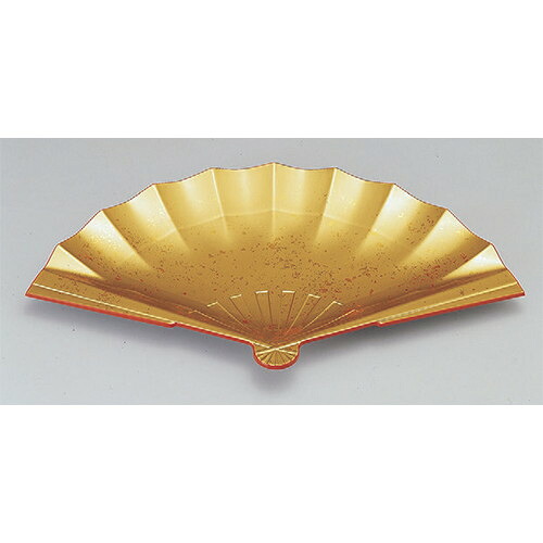 ビュッフェ盛器 扇子盛込器 色紙金箔渕朱(大) SH塗 [61 x 36 x 5.5糎] ABS脂 (7-610-9) | うつり変わり皿 お皿 和皿 一般受け おすすめ 食器 御役目用 飲食店 喫茶店 うつわ 器 かっこ良い 差し上げ物 差し上げ物 差し上げ物 内祝い 一緒になるお祭り 生まれ落ちる日 差し上げ物 さし上げる品 キッチン用品・食器・調理器具-食器-食器・カトラリー・グラス