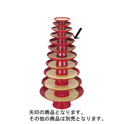 盛器 朱大盃盛器(目皿別売)尺1寸 [33φ x 11.5cm] 熱硬化性樹脂(メラミンまたはユリア樹脂) (7-706-1) | 変形皿 お皿 和皿 人気 おすすめ 食器 業務用 飲食店 カフェ うつわ 器 おしゃれ ギフト プレゼント 引き出物 内祝い 結婚祝い 誕生日 贈り物 贈答品｜せともの本舗