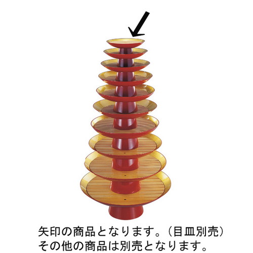 盛器 金盃盛器外朱内本金雅(目皿別売)7寸 [21φ x 7.2cm] 熱硬化性樹脂(メラミンまたはユリア樹脂) (7-706-3) | 変形皿 お皿 和皿 人気 おすすめ 食器 業務用 飲食店 カフェ うつわ 器 おしゃれ ギフト プレゼント 引き出物 内祝い 結婚祝い 誕生日 贈り物 贈答品