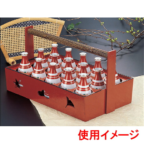 ビール・銚子運び 15本用酒運び朱天黒 [42.5 x 27 x 23.5cm] 木製品 (7-909-14) | お盆 トレー トレイ おぼん 食器 業務用 配膳 プレゼント ギフト 結婚祝い 引き出物 内祝い 開店祝い 退職祝い せともの 瀬戸物 贈答品 贈り物 人気 通販｜せともの本舗