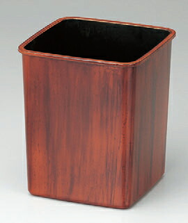 客室用品 角ﾀﾞｽﾄﾎﾞｯｸｽ新紫檀塗(大) [21.4 x 21.4 x 26cm] ABS樹脂 (7-904-8) 【料亭 旅館 和食器 飲食店 業務用】