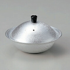 アルミ製品 みぞれ鍋(ｱﾙﾐ製) [18φ x 11.8cm] アルミ (7-918-4) 【料亭 旅館 和食器 飲食店 業務用】
