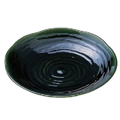 盛器 吉野丸皿 織部 [22.8φ x 3.5cm] 熱硬化性樹脂(メラミンまたはユリア樹脂) (7-653-3) | 角 角皿 スクエア 食器 業務用 飲食店 カフェ うつわ 器 おしゃれ かわいい ギフト プレゼント 引き出物 内祝い 結婚祝い 誕生日 贈り物 贈答品 おすすめ