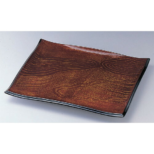 バイキング盛器 (大)清流盛器 ｼﾙｸ木目 [45.9 x 38.7 x 4.7cm] ABS樹脂 (7-609-15) | 角 角皿 スクエア 食器 業務用 飲食店 カフェ うつわ 器 おしゃれ かわいい ギフト プレゼント 引き出物 内祝い 結婚祝い 誕生日 贈り物 贈答品 おすすめ 8,276円