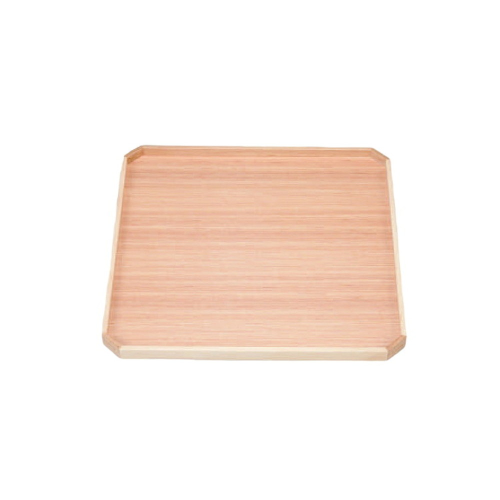 尺１寸隅切盆 [33.4×33.4×1.7cm] | 業務用 おしゃれ かわいい かっこいい シンプル モダン お盆 懐石料理 定食 ホテル カフェ