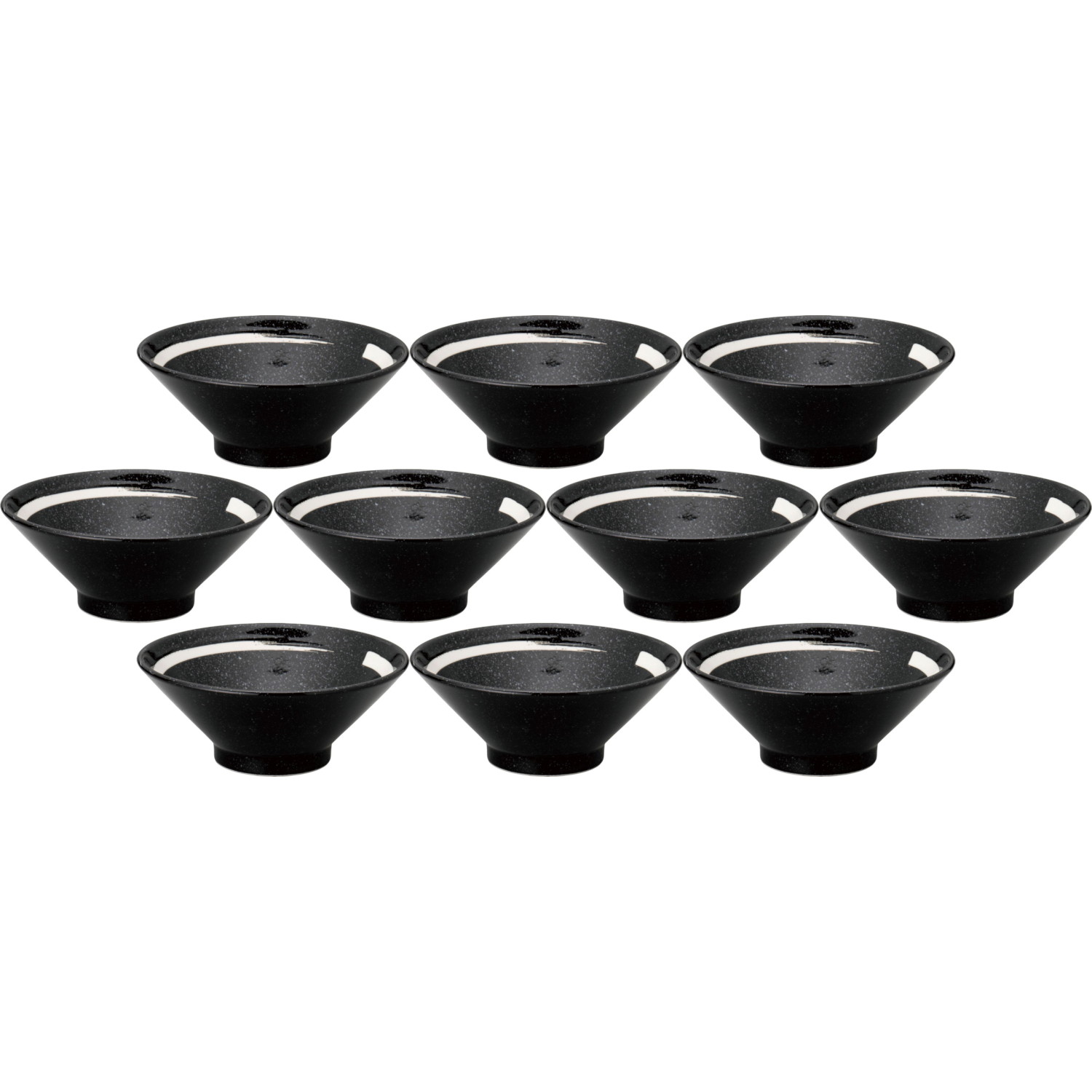 5個セット中華オープン 黒御影 切立高台7.5丼 [ 23.8 x 8.8cm ] 中華食器 | 中華単品 | 業務用食器卸カタログときわ会