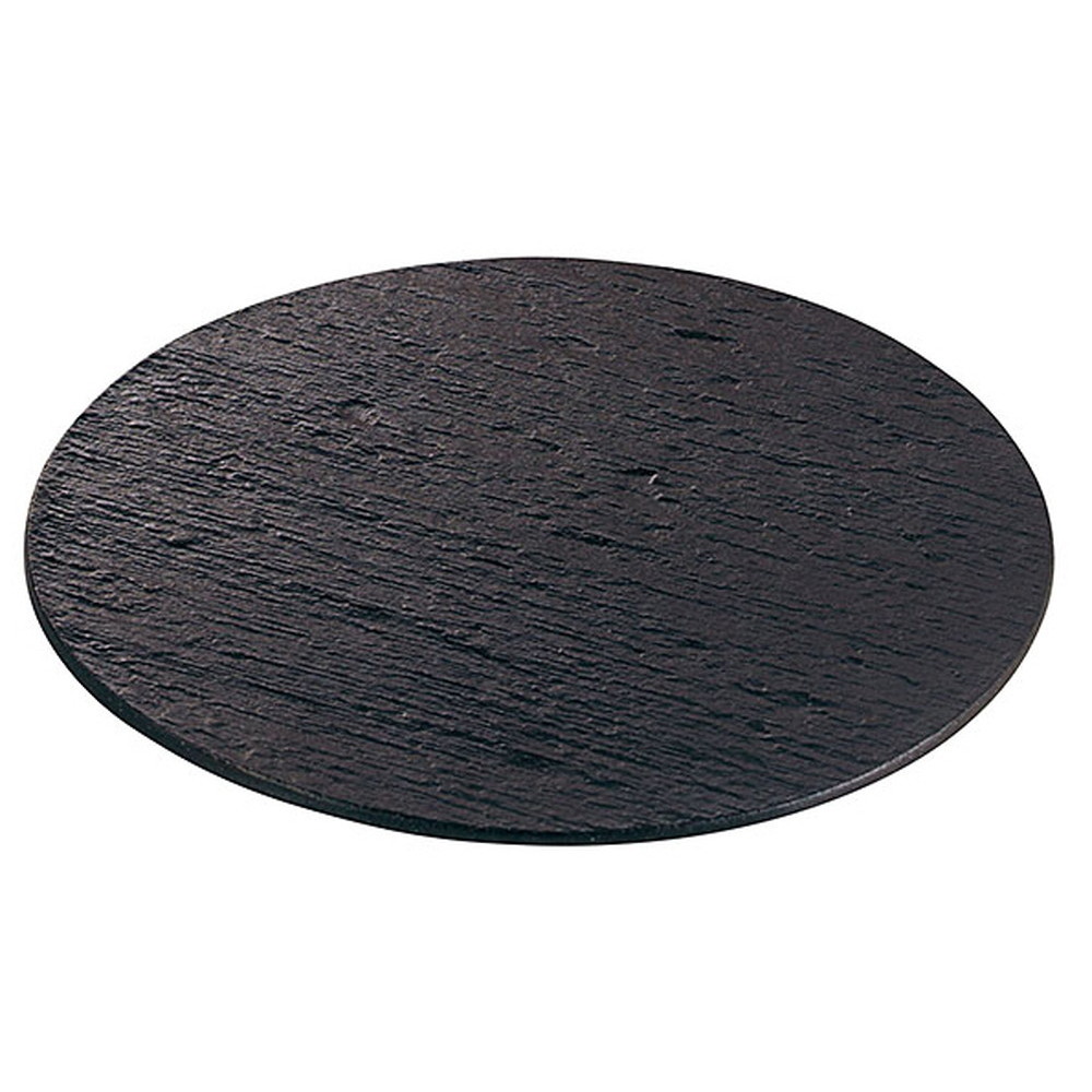 陶器・黒石目調盛皿 (丸) 大 [ 約Φ26 x H0.9cm ] | 大きい お皿 大皿 盛り皿 盛皿 人気 おすすめ パスタ皿 パーティー 食器 業務用 飲食店 カフェ うつわ 器 ギフト プレゼント誕生日 贈り物 贈答品 おしゃれ かわいい
